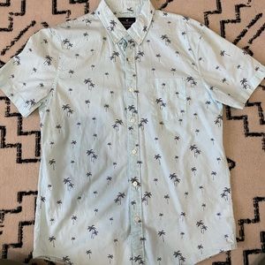 Palm Tree Button Down Oxford